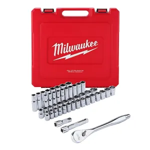 47 pc. 1/2 in. Socket Wrench Set (SAE & Metric)