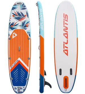 Atlantis  10.6 Coral Floral Inflatable Standup Paddleboard