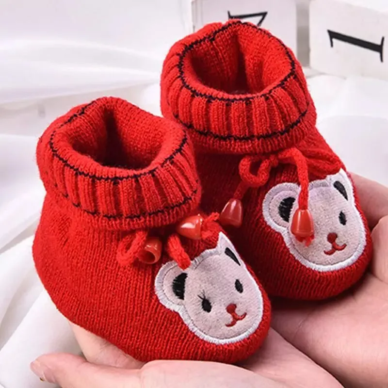 Baby Boy Girl Winter Warm Snow Boots Soft Sole Anti-Slip