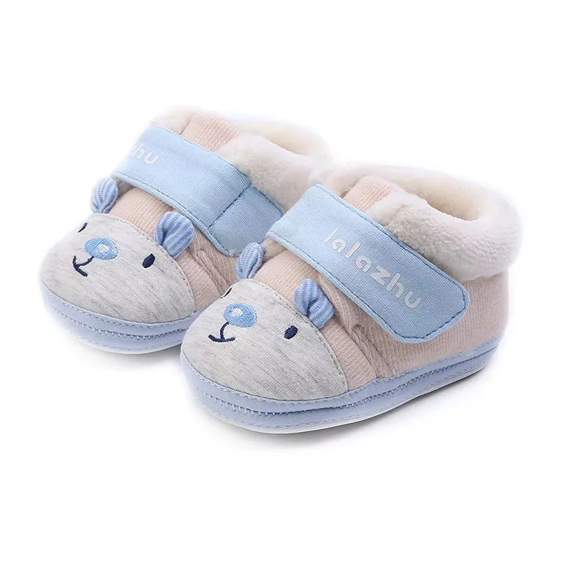 Baby Boy Girl Winter Warm Snow Boots Soft Sole Anti-Slip