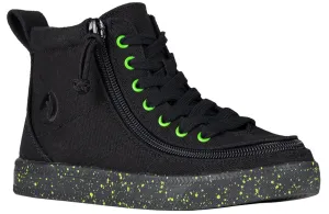 Billy Black/Green Speckle BILLY Classic Lace High Tops