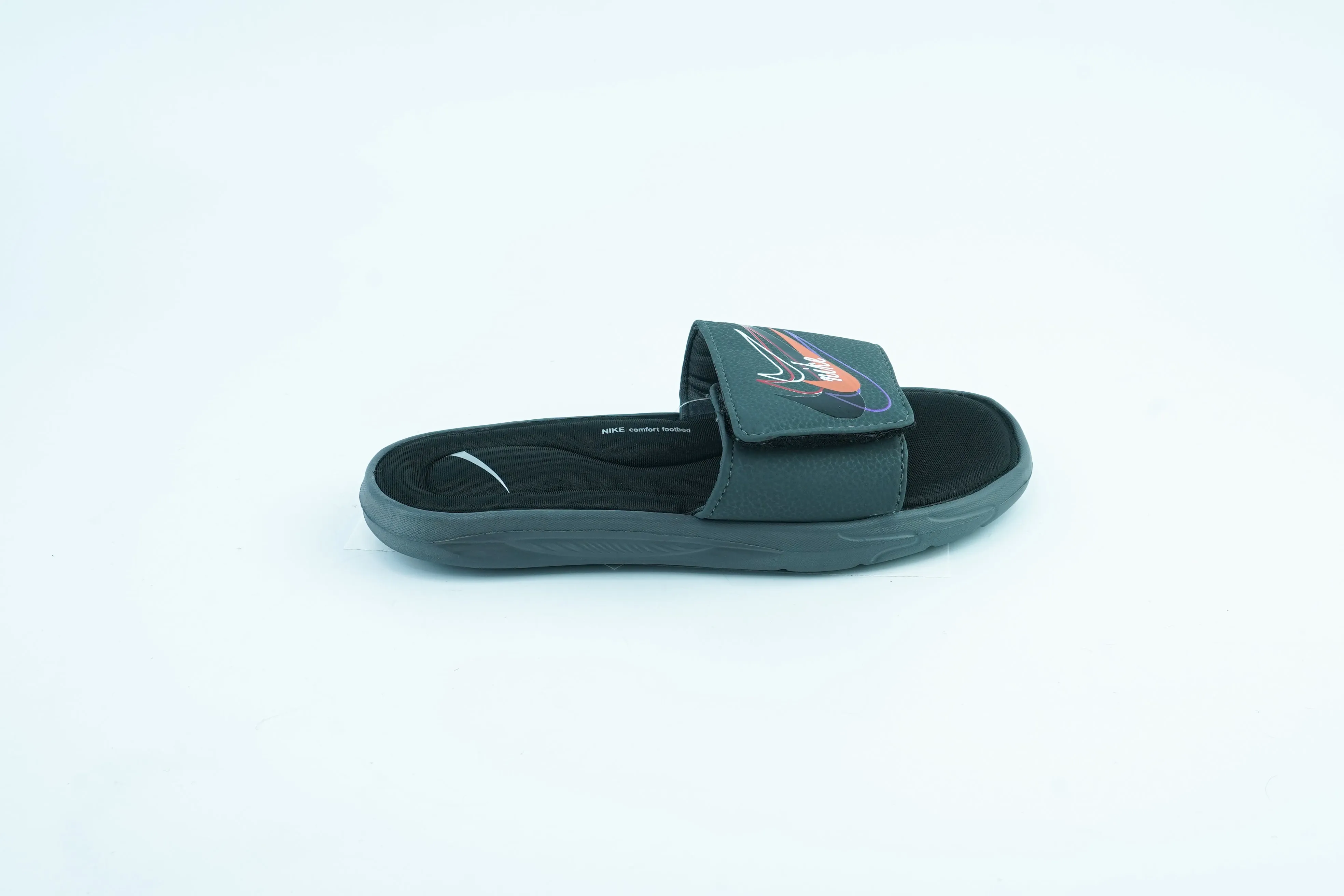 Black and Red Nike Trendy Slippers For Men