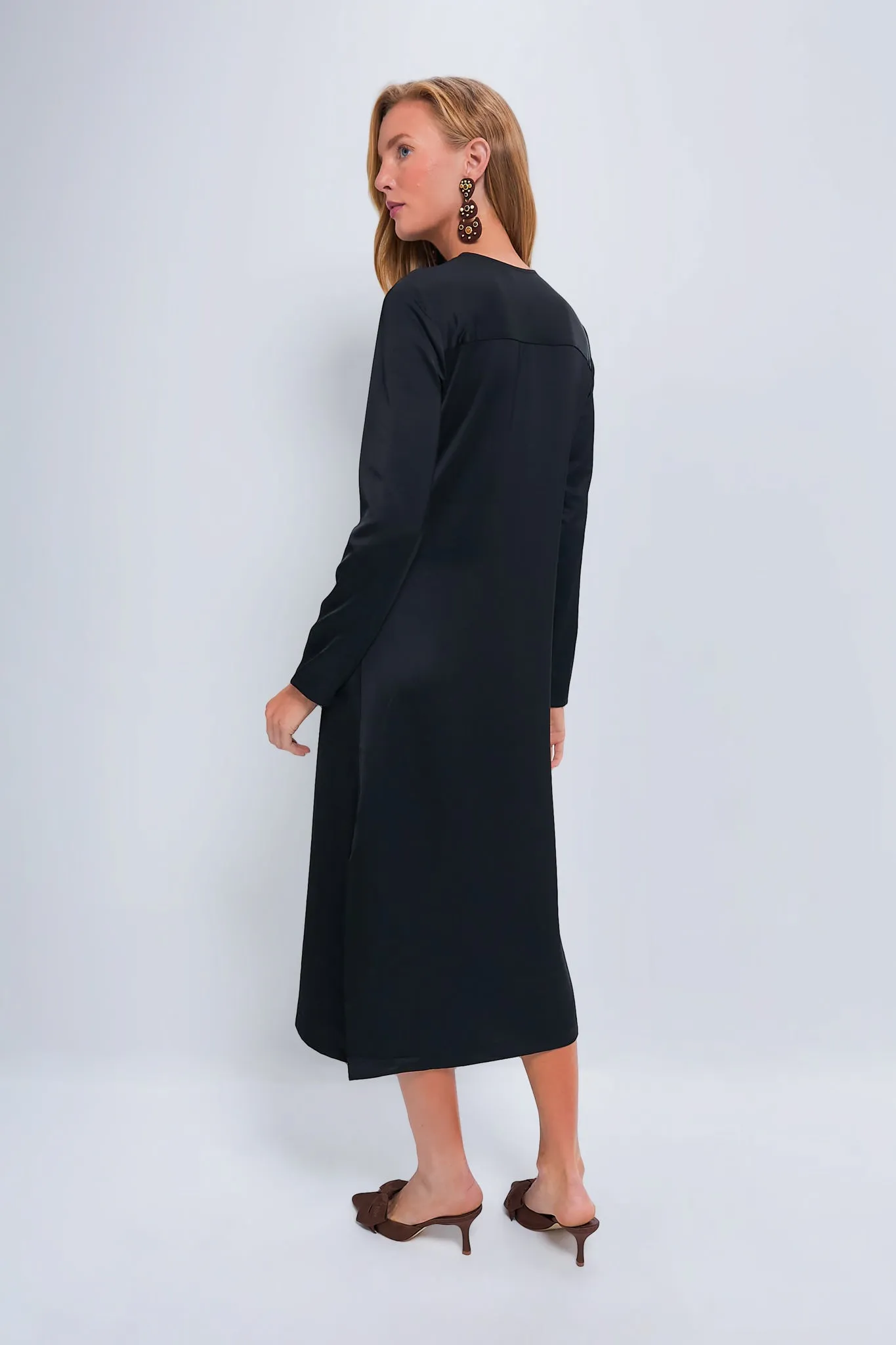 Black Isabel Longsleeve Dress