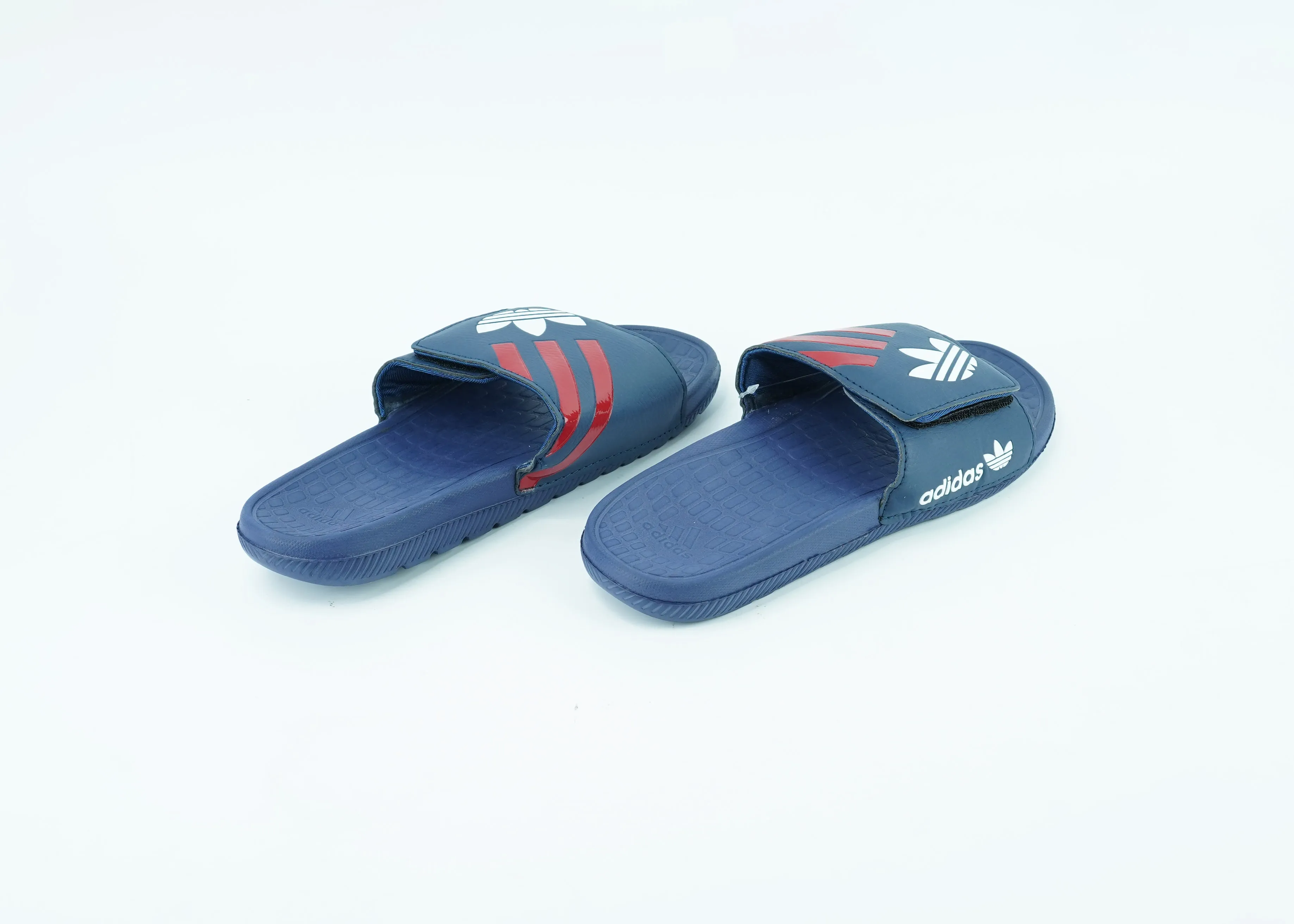 Blue Adidas Slippers For Men