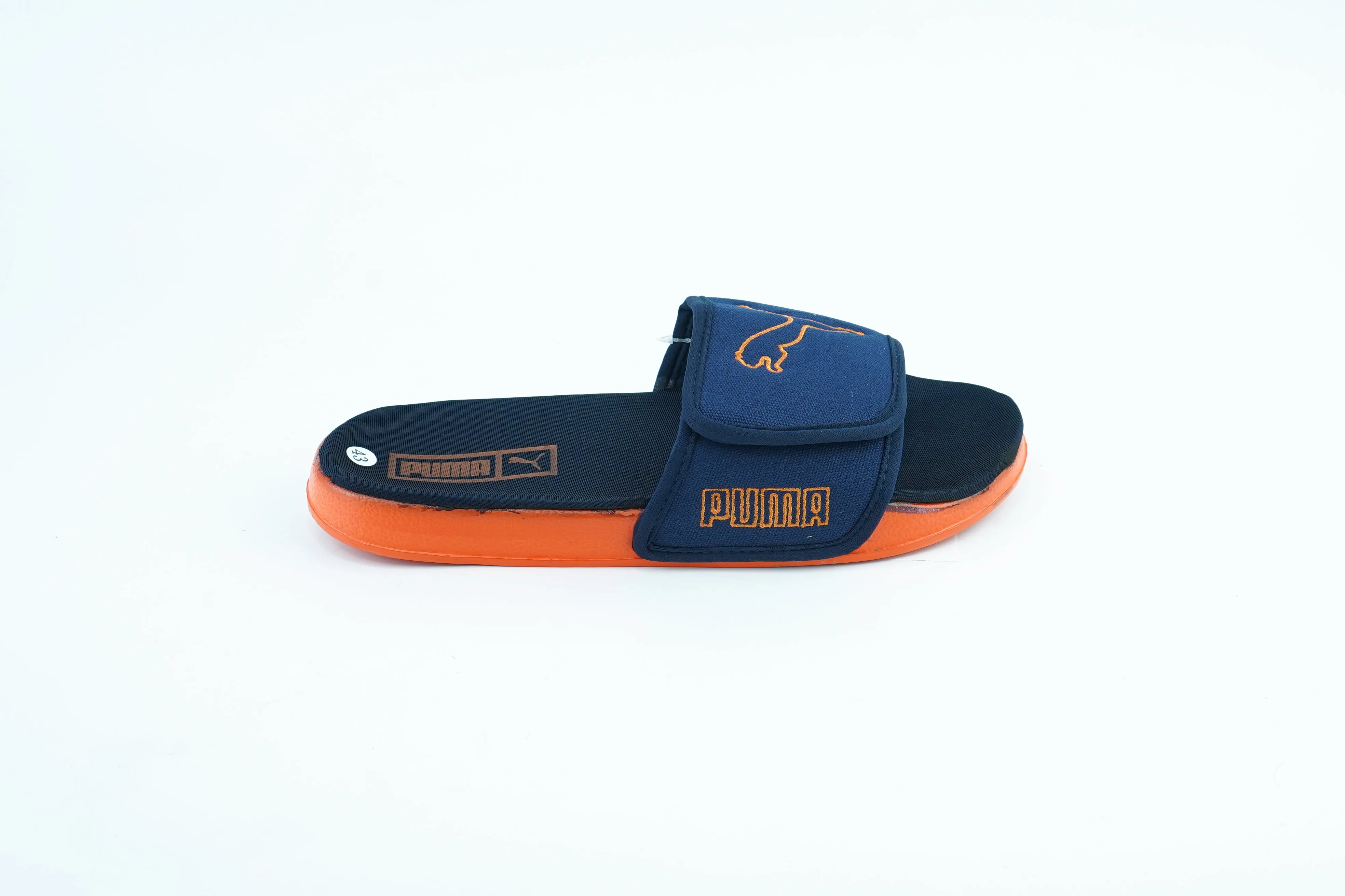 Blue and Black Puma casual Slippers For Men