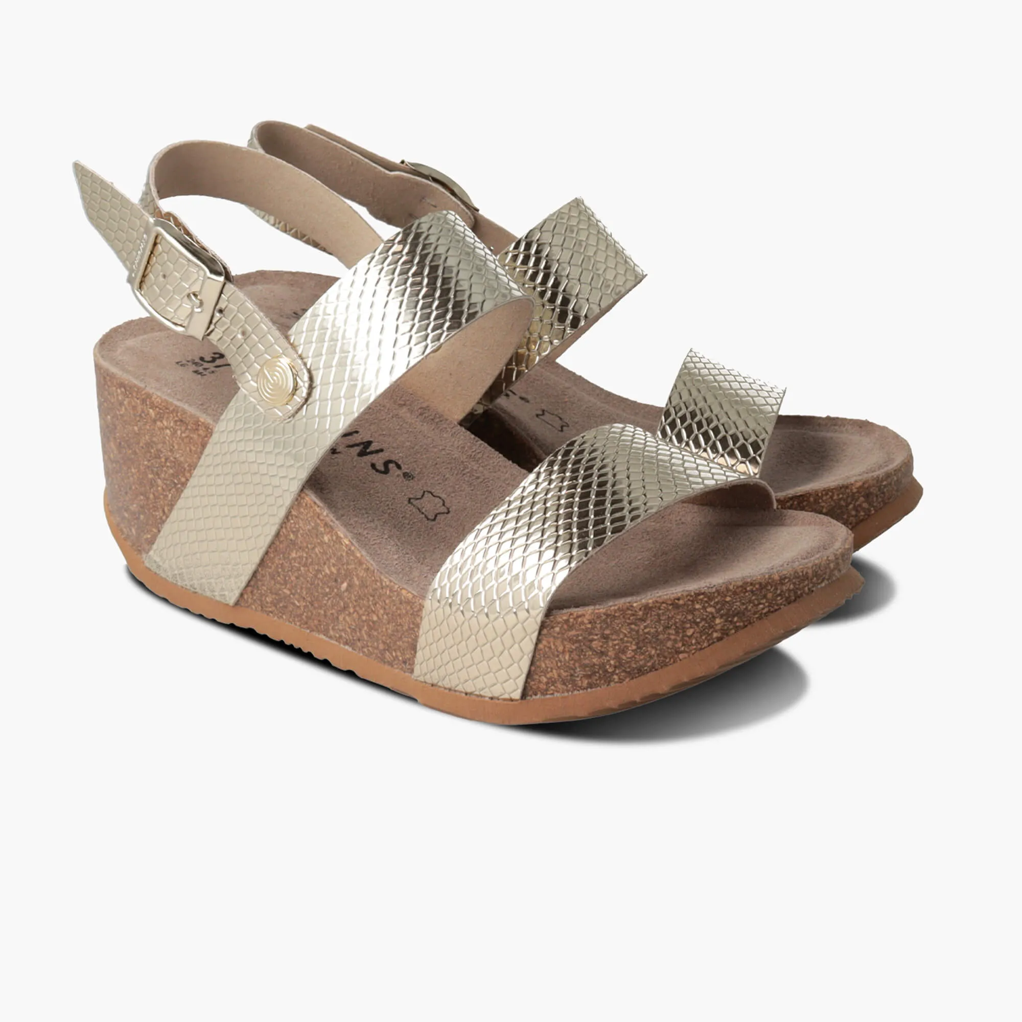 Capri Gold Sandals