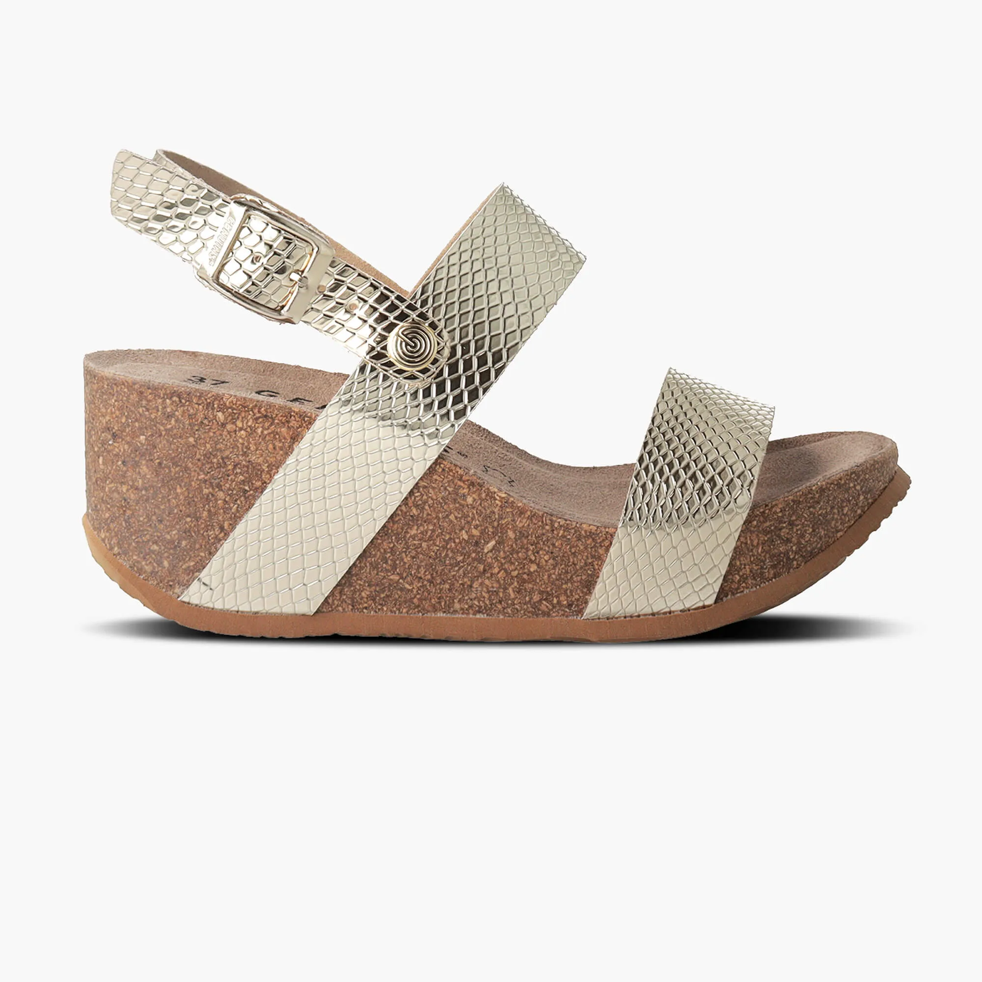 Capri Gold Sandals