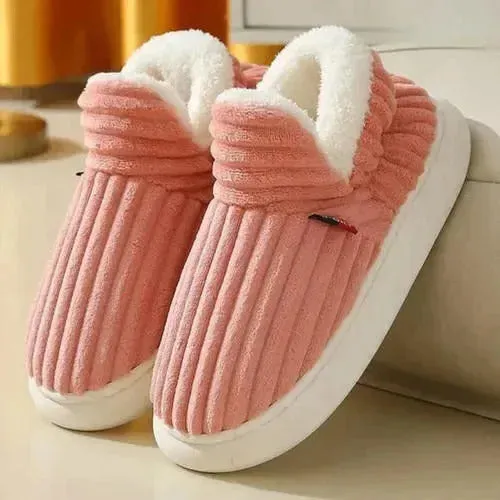 Customizable Women Snow Warm Plush Platform Sneakers Shoes slippers WNX405300