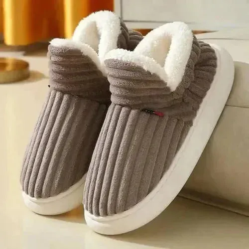 Customizable Women Snow Warm Plush Platform Sneakers Shoes slippers WNX405300