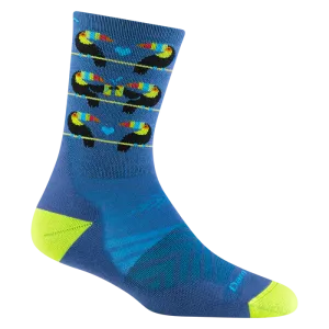 Darn Tough Toco Loco Micro Crew Ultra-Lightweight Running Sock (Women's) - Baltic