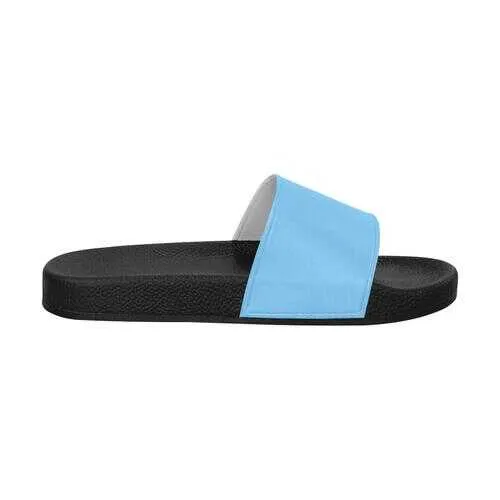 Flip-Flop Sandals, Light Blue Women's Slides