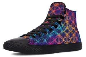 Flower Of Life High Top Shoes