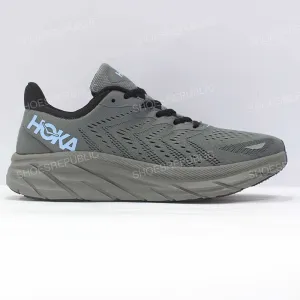 Hoka Clifton 8 Wolf Grey - Unisex Running Shoes