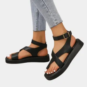 Joskaa 2024 New New Genuine Leather Chunky Sandals