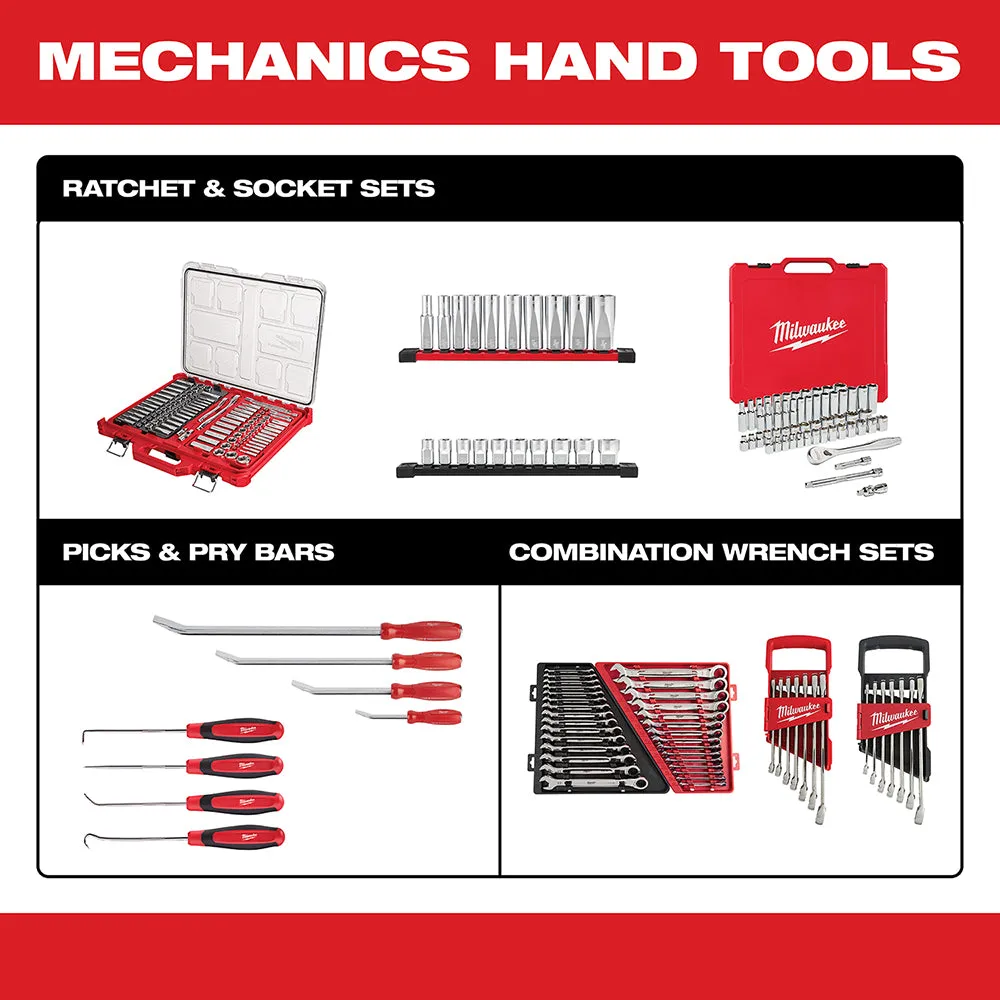 Milwaukee 48-22-9004 1/4-Inch Drive SAE and Metric Ratchet and Socket Set - 50pc