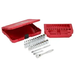 Milwaukee 48-22-9404 1/4" Drive 26 Piece Ratchet & Socket Set - SAE