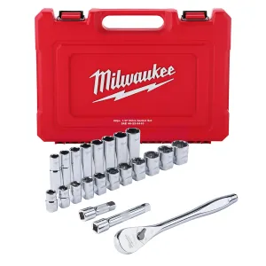 Milwaukee 48-22-9410 - 22 pc. 1/2 in. Socket Wrench Set (SAE)