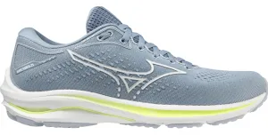 Mizuno Womens Wave Rider 25 Running Shoes - Grey/White