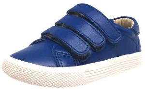 Old Soles Boy's & Girl's Urban Markert Cobalt Blue Leather Sneakers