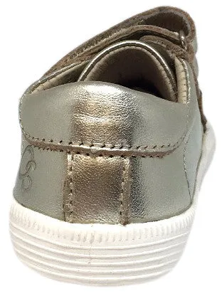 Old Soles Boy's & Girl's Urban Markert Gold Leather Sneaker Shoe