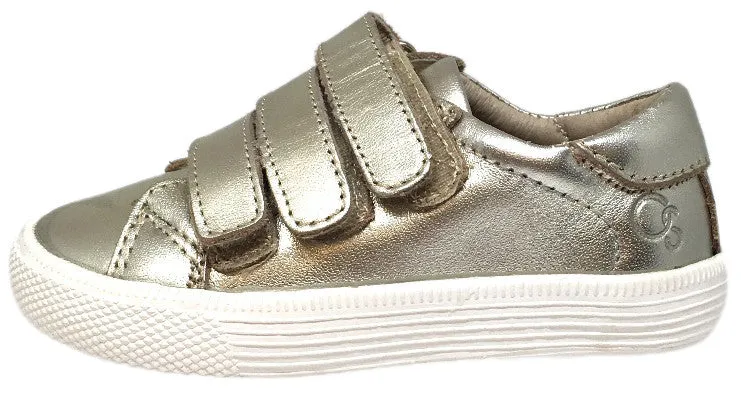 Old Soles Boy's & Girl's Urban Markert Gold Leather Sneaker Shoe