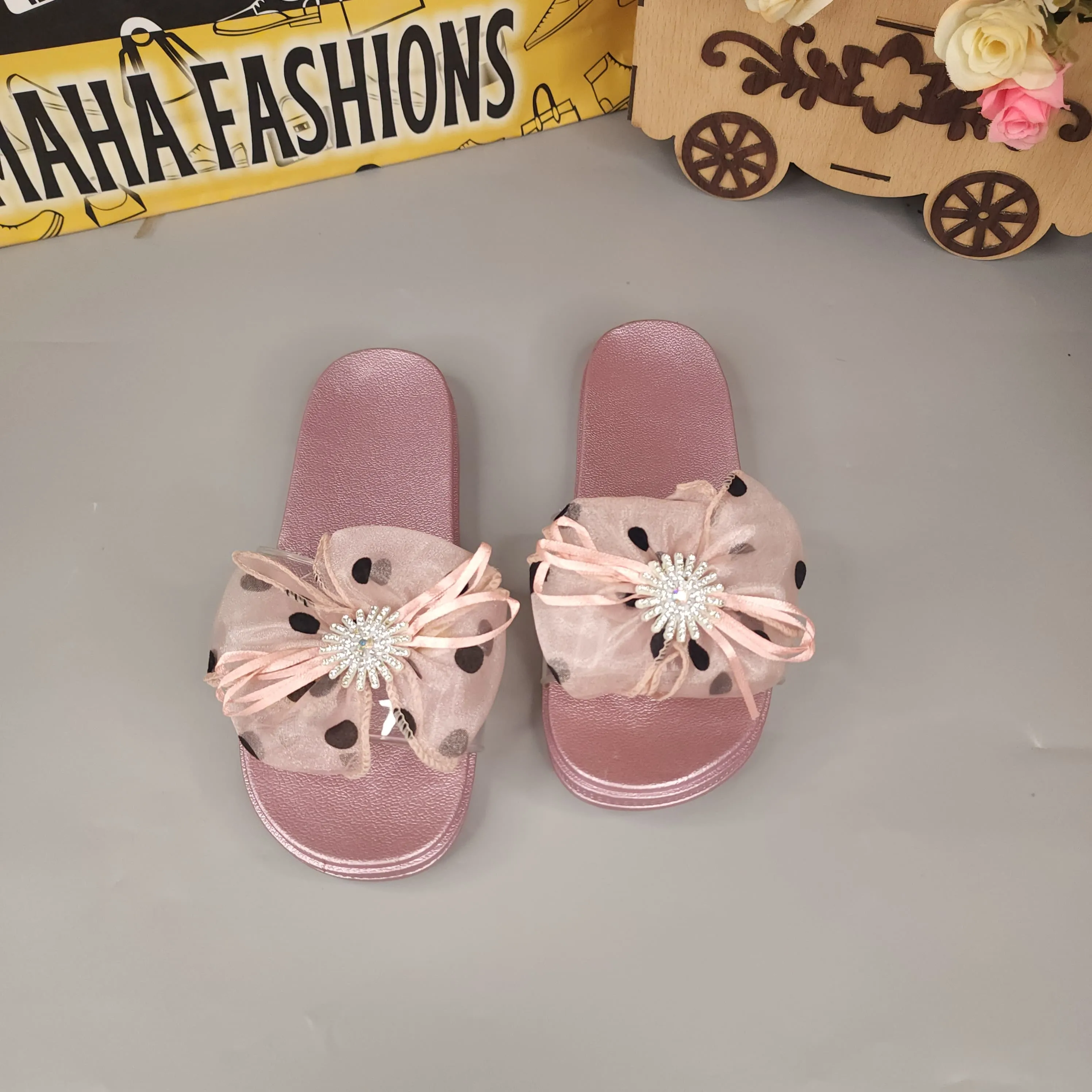 Pink Flower Slides