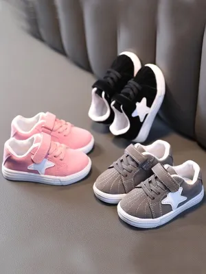 Precious Plush Velcro Sneakers by Liv and Mia