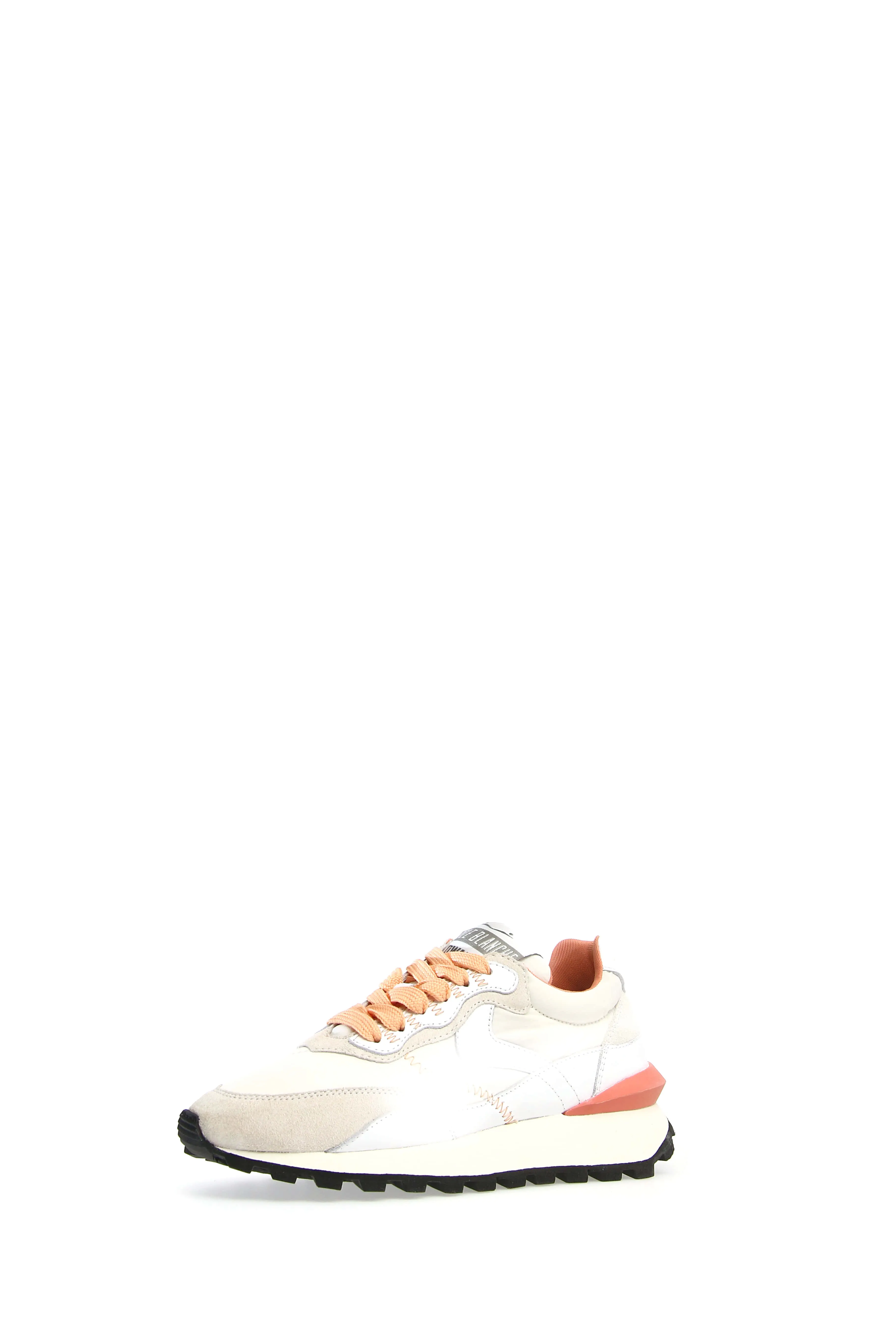 Qwark Hype Suede Off White Chunky Sneakers