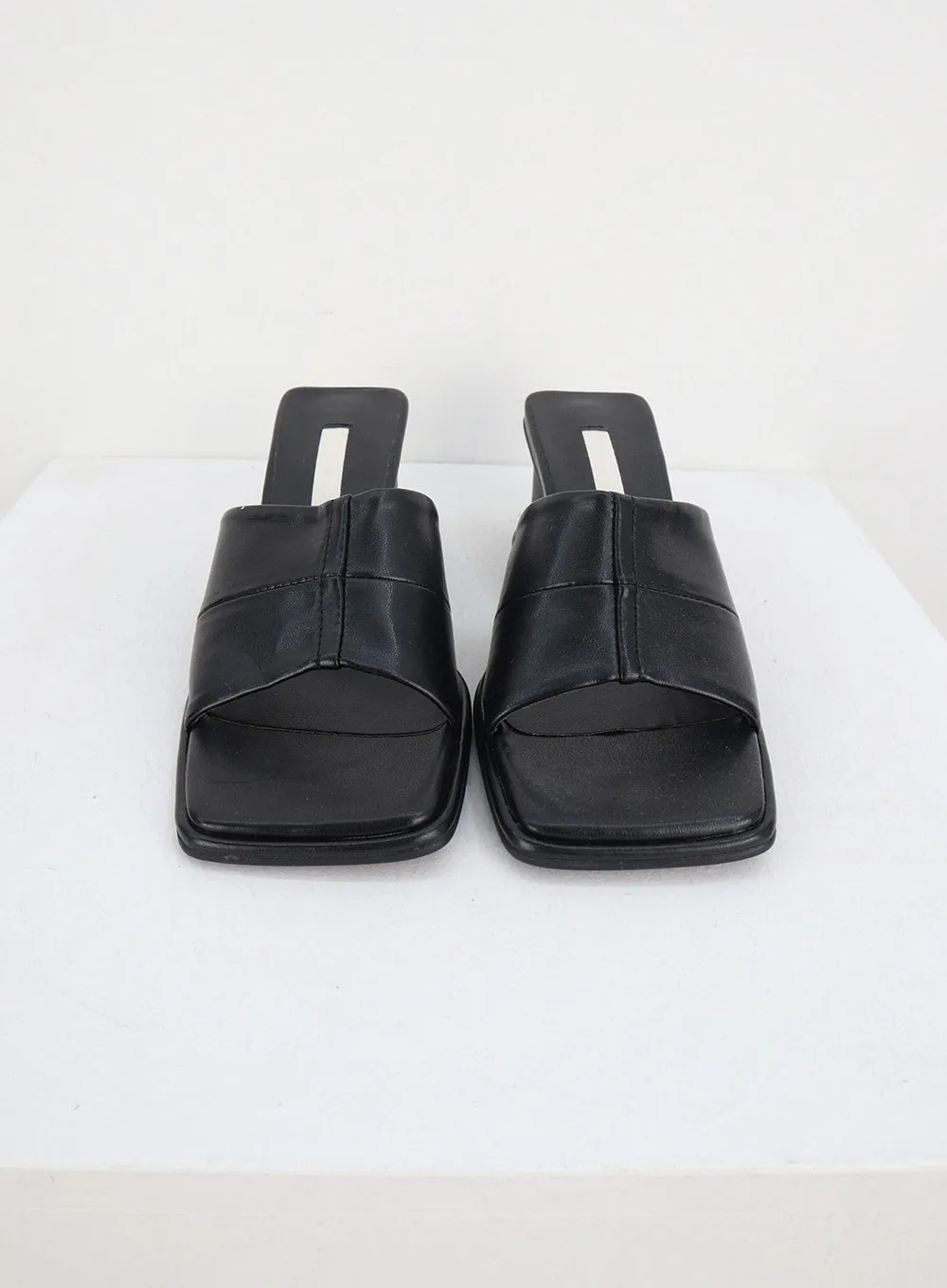 Square Open Toe Mules IY331