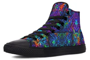 Symmetry Patches High Top Shoes