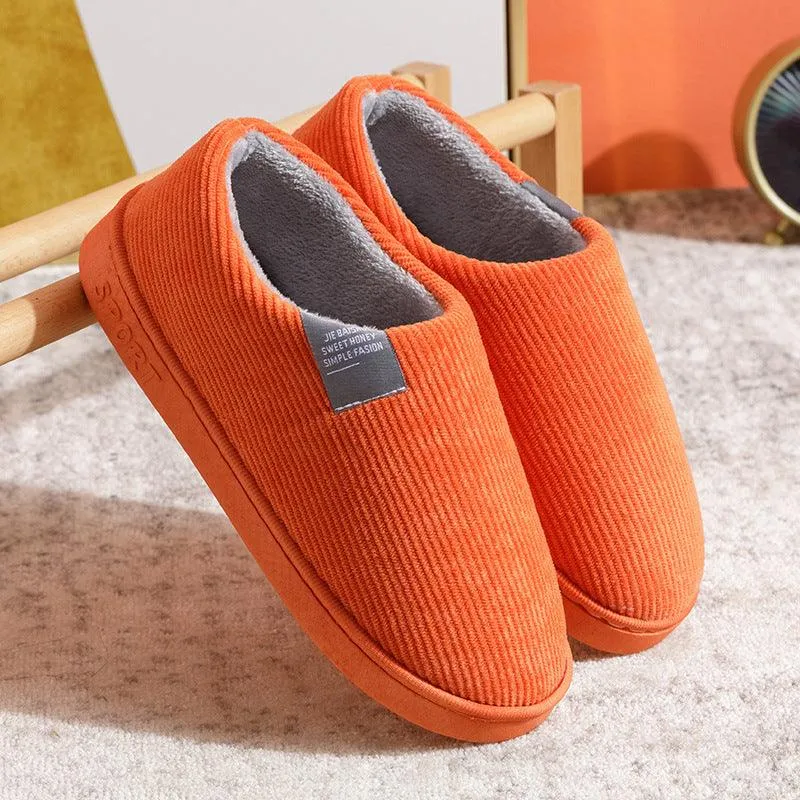 Thick Bottom And Warm Keeping Home Non-slip Cotton Slippers