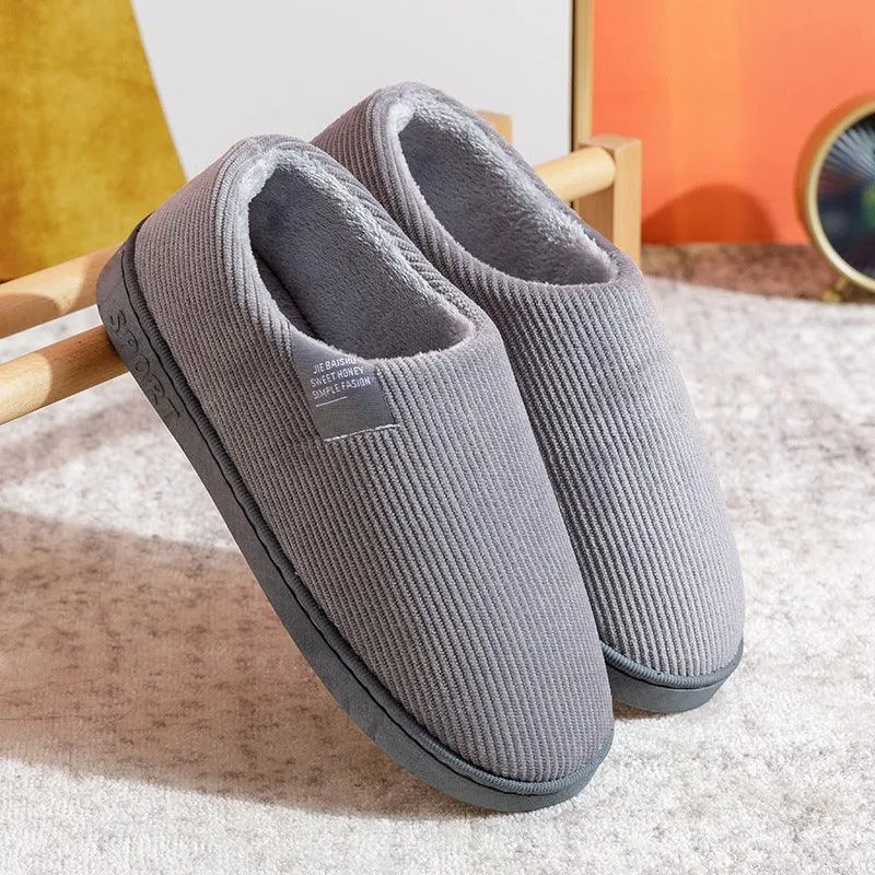 Thick Bottom And Warm Keeping Home Non-slip Cotton Slippers