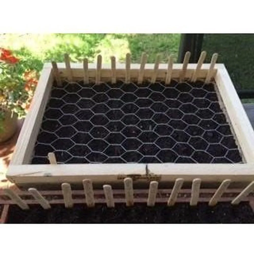 Wooden Seedling Tray - Jarrah - Vic Park Mens Shed