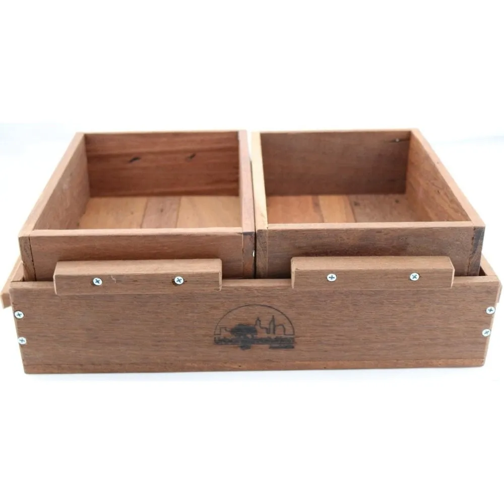 Wooden Seedling Tray - Jarrah - Vic Park Mens Shed