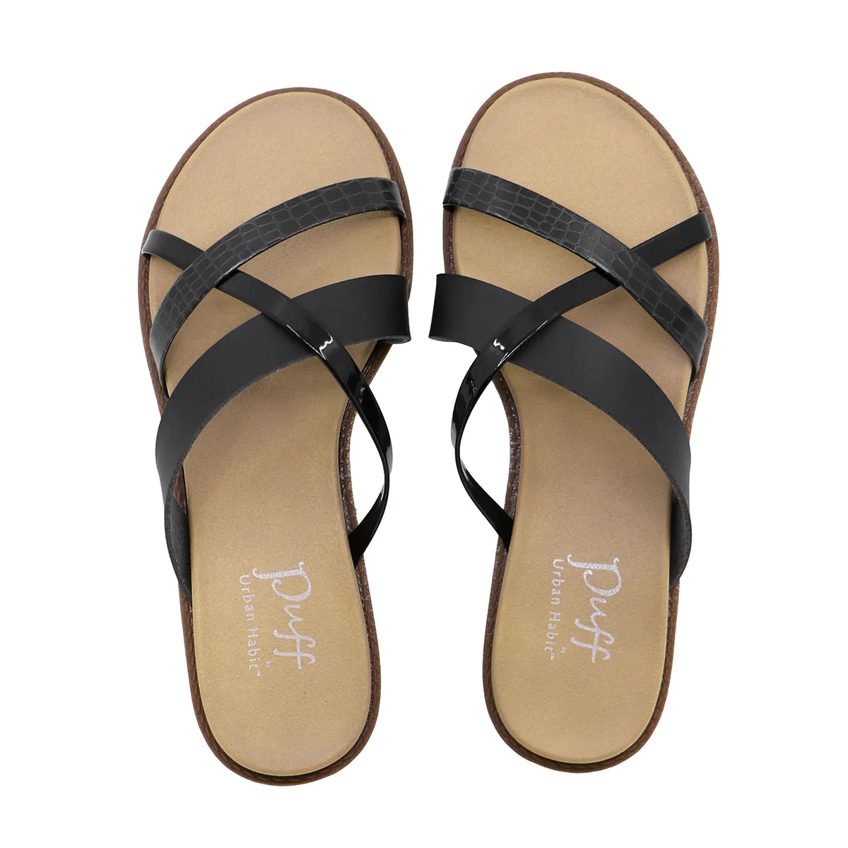 Yawa Black Combi Soft Slides