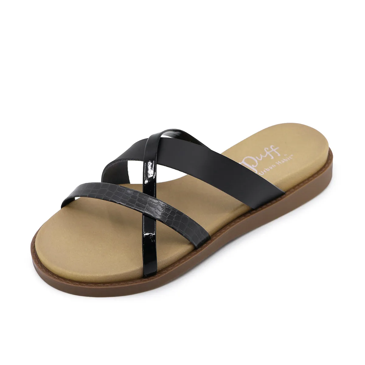 Yawa Black Combi Soft Slides